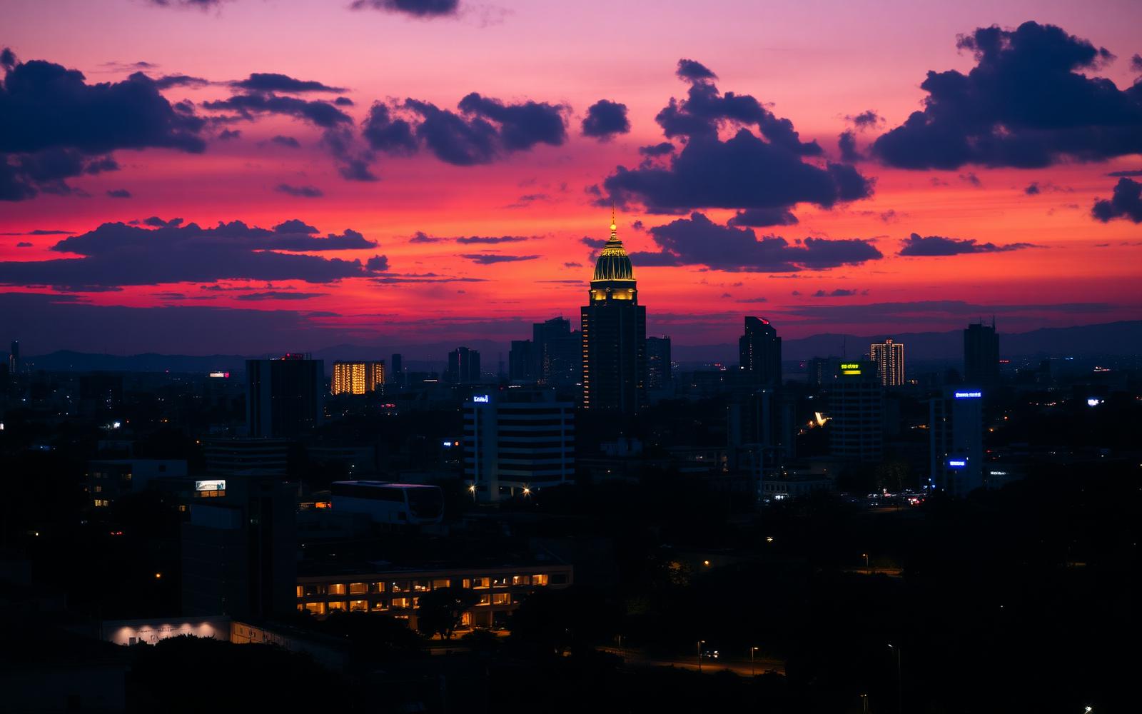 Nairobi at dusk